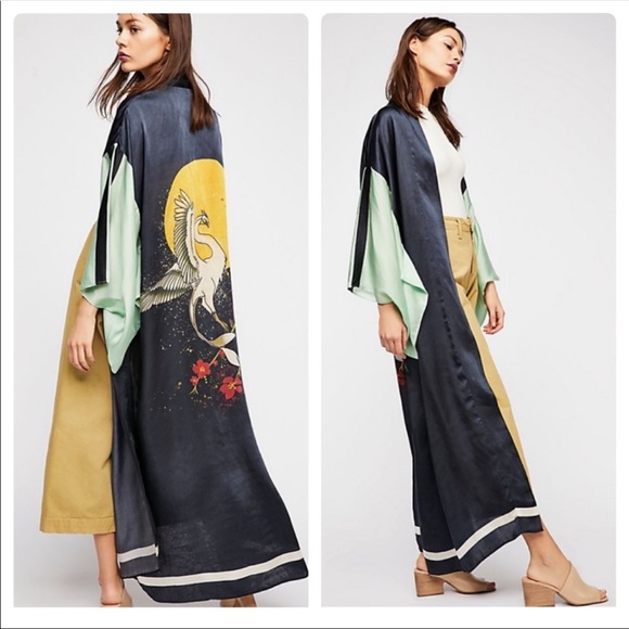 Free People Other - Free people rising sun kimono new o/s